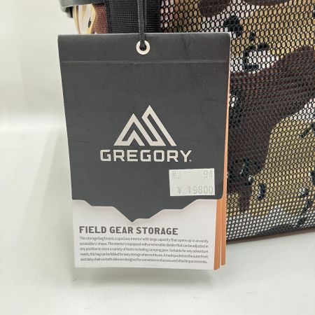  GREGORY グレゴリ フィールドギアストレージ チョコチップカモ ギアバッグ 45L 142566 未使用品