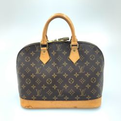 〇〇 LOUIS VUITTON ルイヴィトン モノグラム アルマ ハンドバッグ M51130 ブラウン Bランク