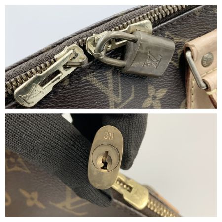  LOUIS VUITTON ルイヴィトン モノグラム アルマ ハンドバッグ M51130 ブラウン