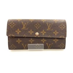 〇〇 LOUIS VUITTON ルイヴィトン モノグラム ポルトフォイユ サラ 二つ折り長財布  M61734 ブラウン  Bランク
