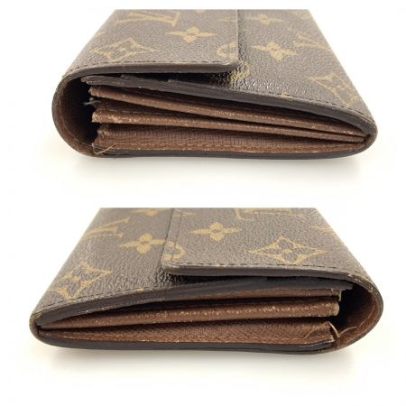  LOUIS VUITTON ルイヴィトン モノグラム ポルトフォイユ サラ 二つ折り長財布  M61734 ブラウン 