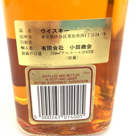  Johnnie Walker ジョニーウォーカー 赤ラベル オールドスコッチ ウィスキー 750ml 43% 未開栓