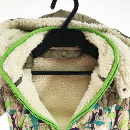  Patagonia パタゴニア キッズ ダウンジャケット リバーシブル トリブルズ フーディ 12-18M オリーブ