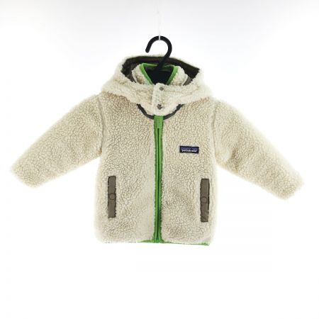  Patagonia パタゴニア キッズ ダウンジャケット リバーシブル トリブルズ フーディ 12-18M オリーブ
