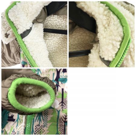  Patagonia パタゴニア キッズ ダウンジャケット リバーシブル トリブルズ フーディ 12-18M オリーブ