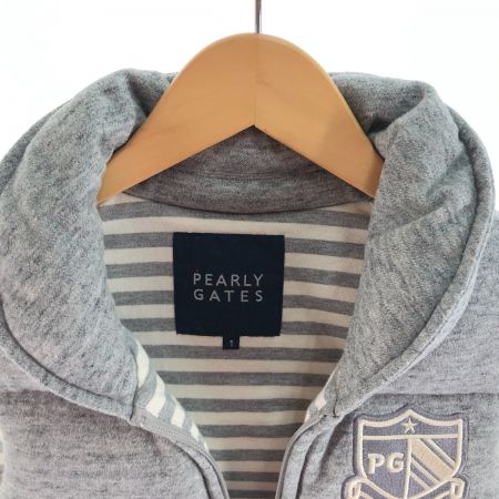  PEARLY GATES パーリーゲイツ レディース ダウンベスト サイズ1 グレー