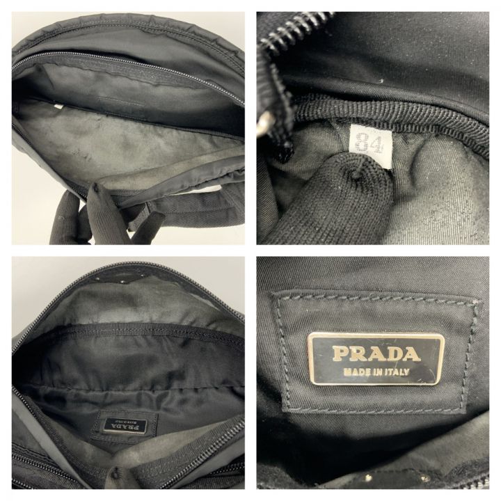 PRADA プラダ ナイロン ベルトバッグ ボディバッグ ウエストバッグ 2VL132 ブラック｜中古｜なんでもリサイクルビッグバン