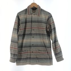 〇〇 WEST RIDE ウエストライド メンズ シャツ サイズXS ベージュ×レッド Bランク