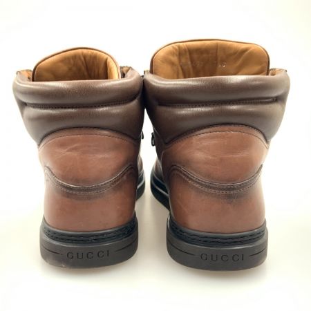  GUCCI グッチ トレッキングシューズ ブーツ 7 1/2G表記 368496 ブラウン