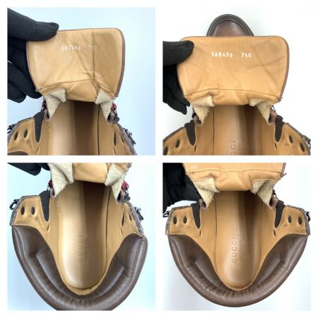  GUCCI グッチ トレッキングシューズ ブーツ 7 1/2G表記 368496 ブラウン