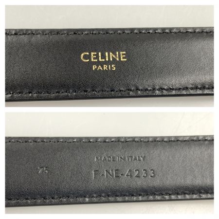  CELINE セリーヌ スモール トリオンフ ベルト size75 ブラック