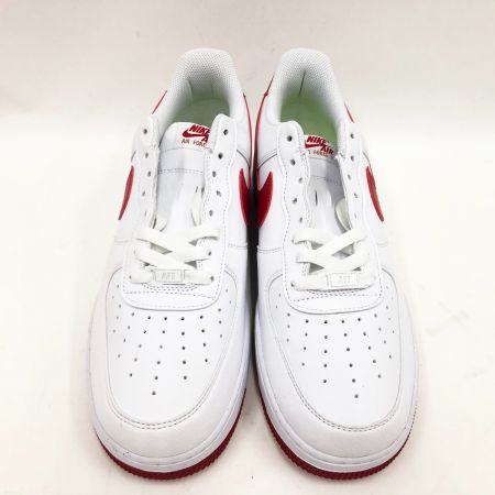  NIKE ナイキ メンズ スニーカー AIR FORCE1 '07 NN 29cm DV3808-105 ホワイト×レッド