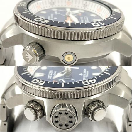  CITIZEN シチズン プロマスター アクアランド ダイバー エコドライブ 腕時計 J250-S126207 ブルー