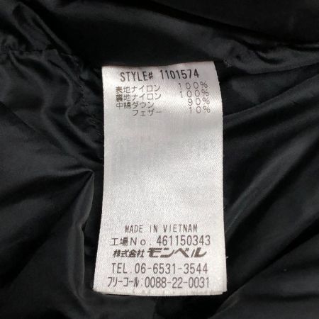  mont･bell モンベル メンズ ダウンジャケット パーマフロスト ダウンパーカ サイズM 1101574 ブラック×レッド