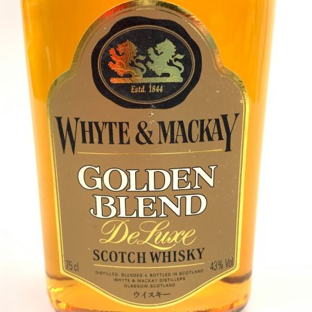  WHITE＆MACKAY ホワイト＆マッカイ GOLDEN BLEND ゴールデンブレンド スコッチウィスキー  未開栓