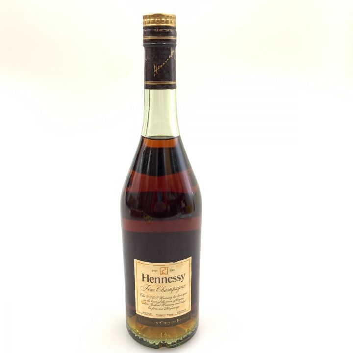 Hennessy ヘネシー フィーヌ シャンパーニュ V.S.O.P ブランデー コニャック 700ml 40％ スリムボトル 未開栓 ｜中古｜なんでもリサイクルビッグバン