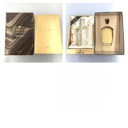 【北海道内限定発送】 CREST サントリークレスト クレスト12年 旧ボトル 黒キャップ 43% 750ml 国産ウィスキー 未開栓