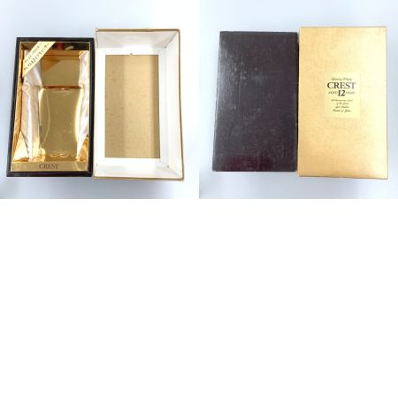 【北海道内限定発送】 CREST サントリークレスト 12年 700ml 43% 国産ウィスキー 未開栓