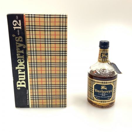  Burberrys whisky バーバリーズウィスキー 12年 ブレンデッド スコッチウイスキー 特級 750ml 43度 未開栓