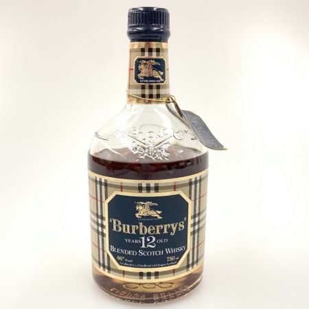  Burberrys whisky バーバリーズウィスキー 12年 ブレンデッド スコッチウイスキー 特級 750ml 43度 未開栓