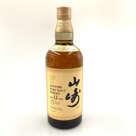 【北海道内限定発送】 YAMAZAKI 山崎/サントリー 山崎 12年 ピュアモルト 華 750ml 国産ウイスキー 未開栓