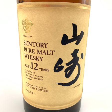 【北海道内限定発送】 YAMAZAKI 山崎/サントリー 山崎 12年 ピュアモルト 華 750ml 国産ウイスキー 未開栓