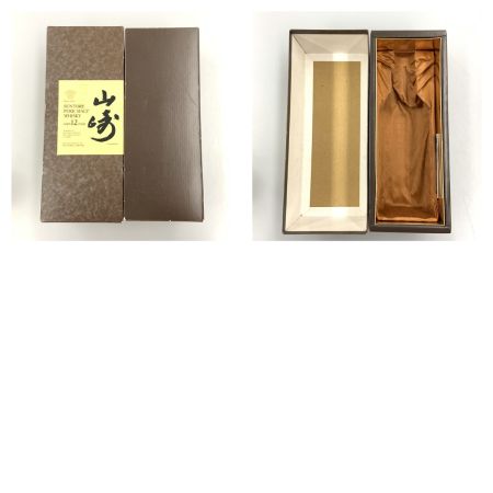 【北海道内限定発送】 YAMAZAKI 山崎/サントリー 山崎 12年 ピュアモルト 華 750ml 国産ウイスキー 未開栓