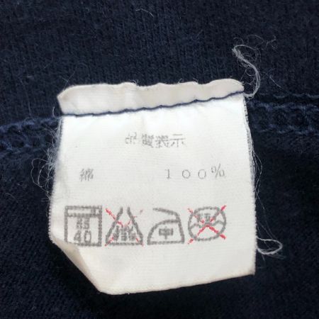  The Flat Head フラッドヘッド メンズ カットソー サイズ42 ネイビー×イエロー