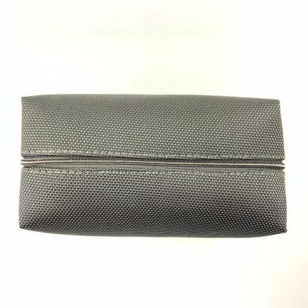  BVLGARI ブルガリ 化粧ポーチ メイクポーチ 小物入れ  グレー