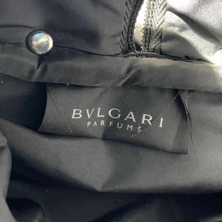 BVLGARI ブルガリ 化粧ポーチ メイクポーチ 小物入れ グレー - 中古
