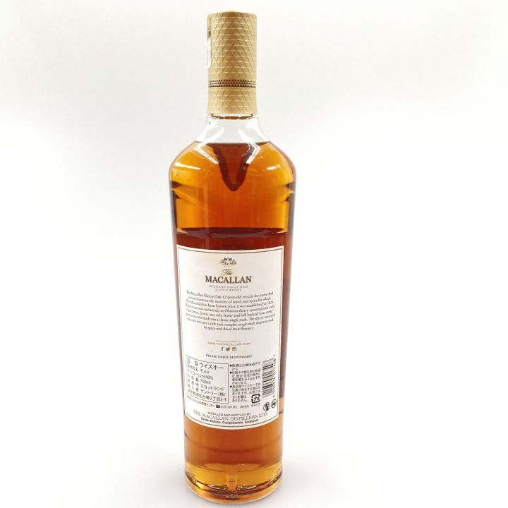 未開栓 MACALLAN マッカラン 12年 シェリーオークカスク スコッチ 700ml 40% 箱付き ウイスキー  古酒(ハイランド)｜売買されたオークション情報、yahooの商品情報をアーカイブ公開 - オークファン ウイスキー