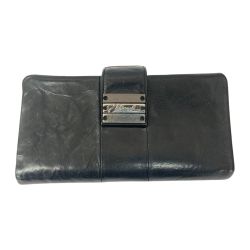 〇〇 DIESEL ディーゼル 二つ折り 長財布 ブラック Cランク