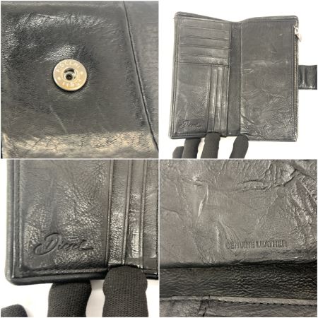  DIESEL ディーゼル 二つ折り 長財布 ブラック