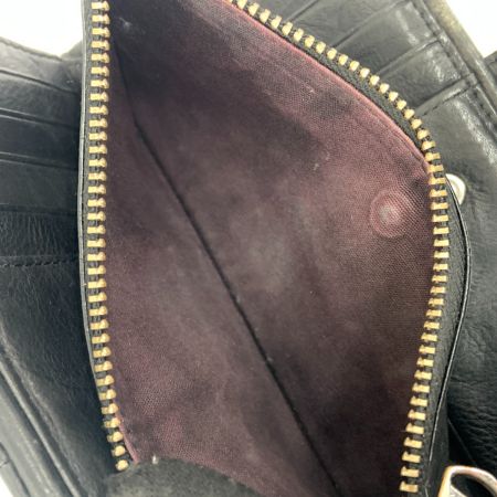  DIESEL ディーゼル 二つ折り 長財布 ブラック