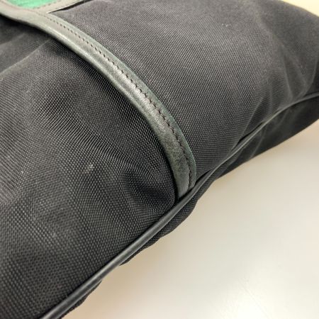  GUCCI グッチ シェリー ウェビングライン ショルダーバッグ 181067 ブラック