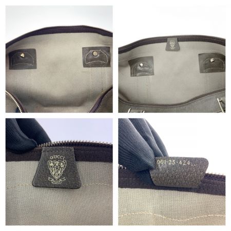  GUCCI グッチ オールドグッチ ヴィンテージ シェリーライン GG柄 ボストンバッグ   001･25･424 ベージュ