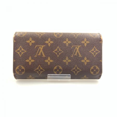  LOUIS VUITTON ルイヴィトン モノグラム ポルトトレゾール インターナショナル 三つ折り財布 M61215 ブラウン