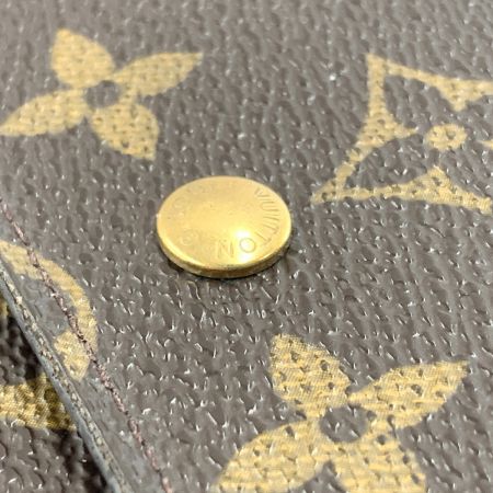  LOUIS VUITTON ルイヴィトン モノグラム ポルトトレゾール インターナショナル 三つ折り財布 M61215 ブラウン