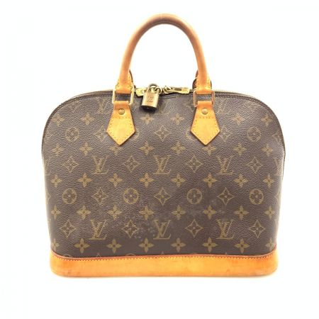  LOUIS VUITTON ルイヴィトン モノグラム アルマ ハンドバッグ M51130 ブラウン