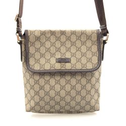 〇〇 GUCCI グッチ GGスプリーム GGプラス メッセンジャーバッグ ショルダーバッグ 223666 ベージュ Bランク