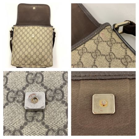  GUCCI グッチ GGスプリーム GGプラス メッセンジャーバッグ ショルダーバッグ 223666 ベージュ