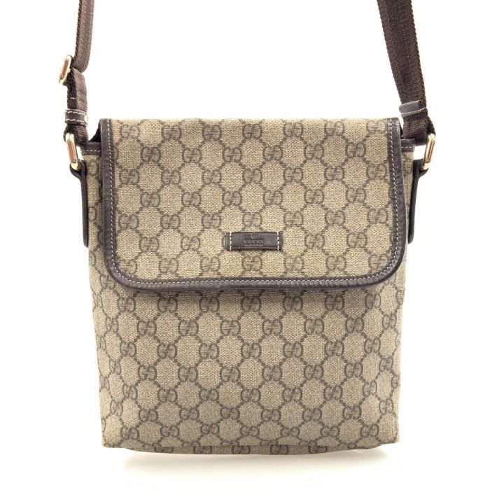 GUCCI グッチ GGスプリーム GGプラス メッセンジャーバッグ ショルダーバッグ 223666 ベージュ｜中古｜なんでもリサイクルビッグバン