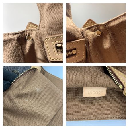  LOUIS VUITTON ルイヴィトン モノグラム ミニ ルーピング セミショルダーバッグ M51147 ブラウン