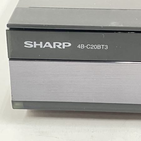  SHARP シャープ AQUOS 4Kレコーダー 2019年製 2TB 4B-C20BT3