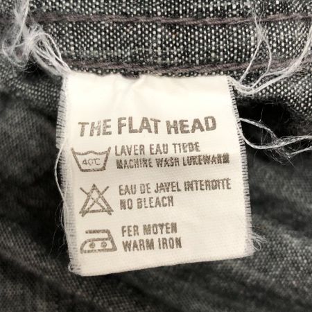  The Flat Head フラッドヘッド メンズ シャンブレーシャツ サイズ40 7004W グレー