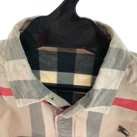  BURBERRY LONDON バーバリーロンドン キッズ 半袖シャツ ノバチェック 110A ベージュ