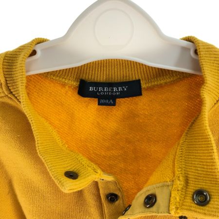  BURBERRY LONDON バーバリーロンドン キッズ カットソー ボーダー 100A イエロー×ブラウン