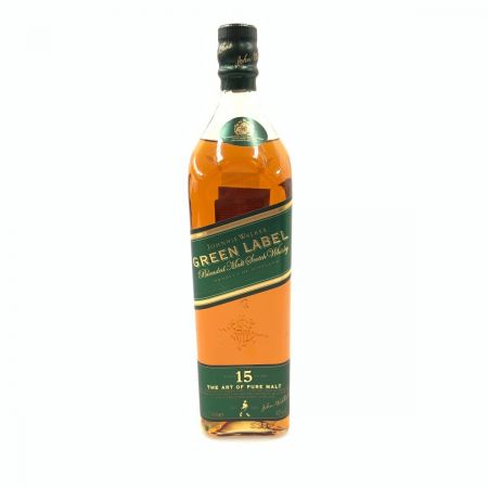  Johnnie Walker ジョニーウォーカー ピュアモルト グリーンラベル 15年 スコッチ ウィスキー 700ml 43％  グリーン 未開栓