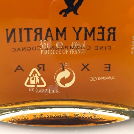  REMY MARTIN レミーマルタン FINE CHAMPAGNE COGNAC EXTRA ブランデー 350ml 40％ 未開栓