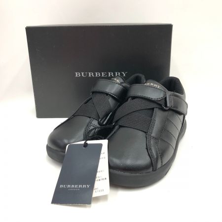  BURBERRY バーバリー キッズ 靴 スニーカー 19.0cm ブラック